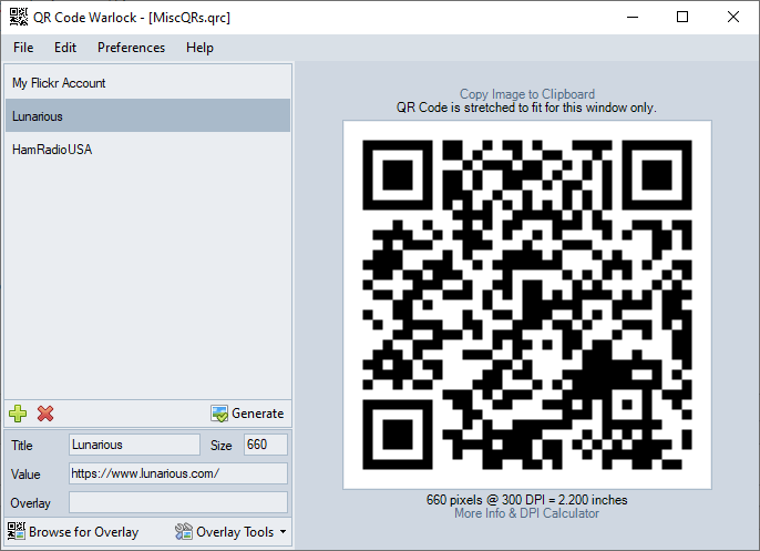 QR Code Warlock Screenshot 1